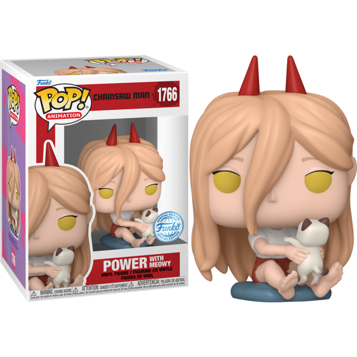 Chainsaw Man Funko POP Power with Meowy #1766
