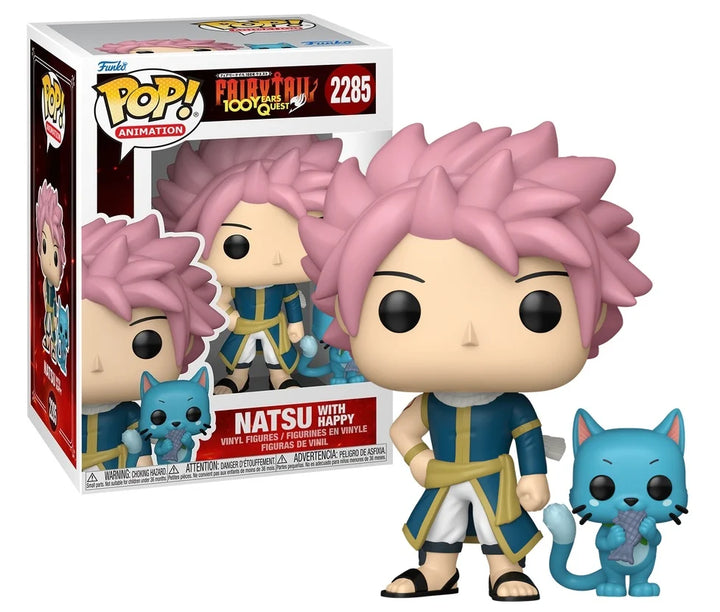 Funko POP Fairy Tail 100 Years Quest Natsu with Happy #2285