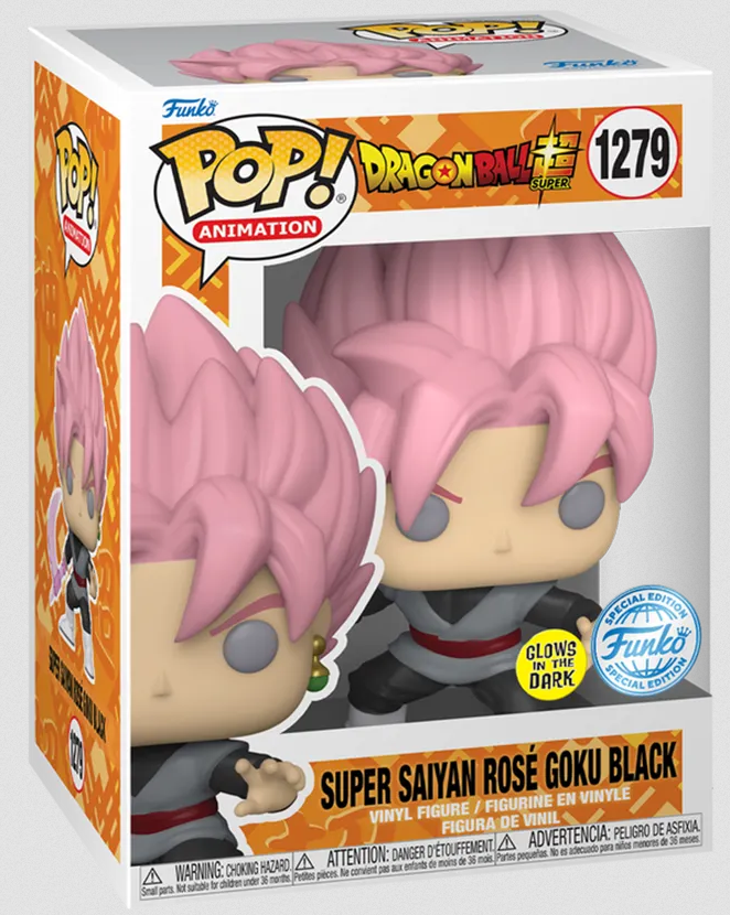 Funko POP Dragon Ball Super Saiyan Rose Goku Black GitD #1279