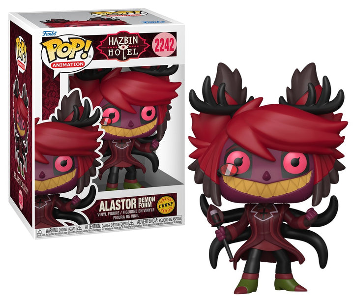 Funko POP Hazbin Hotel Alastor Demon Form #2242 Limited Chase Edition