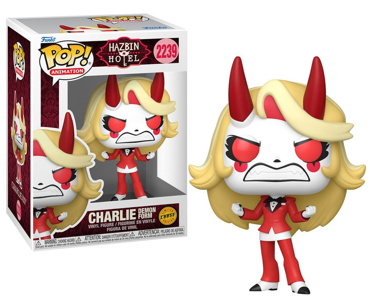 Funko POP Hazbin Hotel Charlie Demon Form #2239 Limited Chase Edition