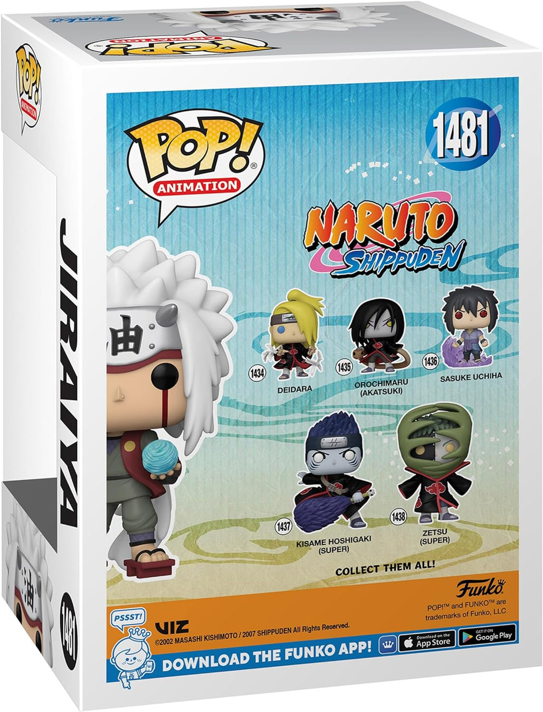 Funko POP Naruto Shippuden Jiraiya Special Edition #1481