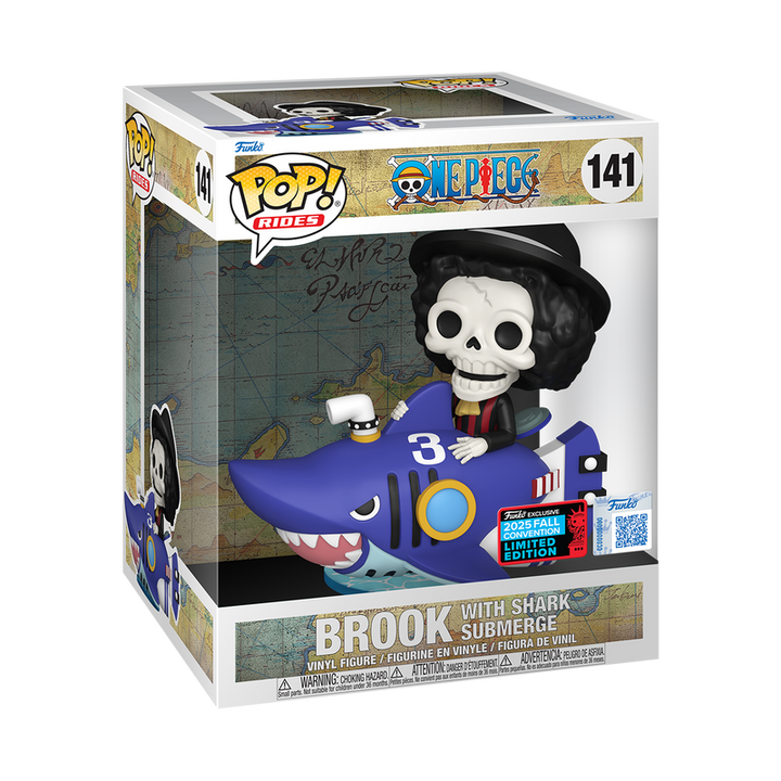 One Piece Funko POP Brook White Shark Submerge #141