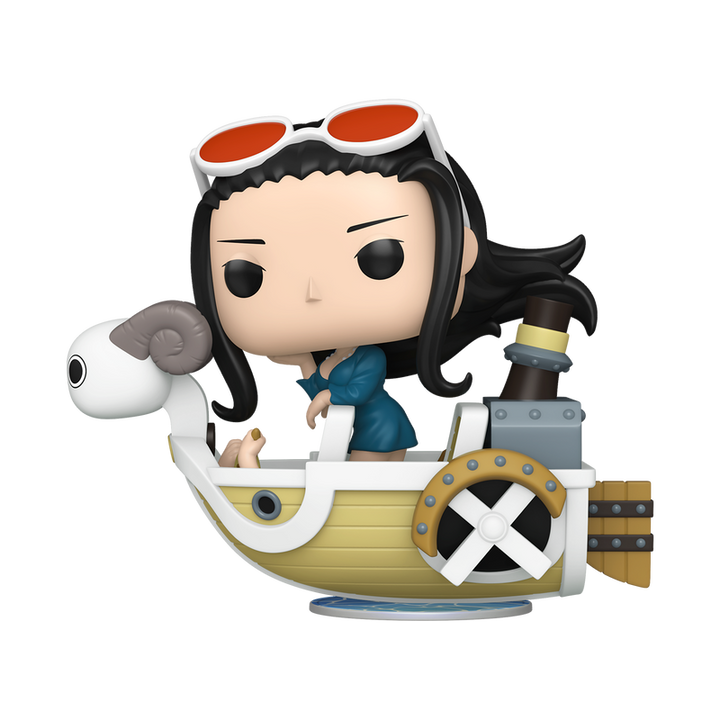 One Piece Funko POP Nico Robin with mini Merry II #132