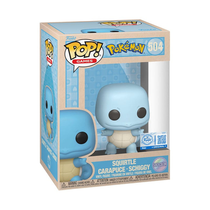 Pokemon Funko POP Squirtle - Schiggy Soft Color #504