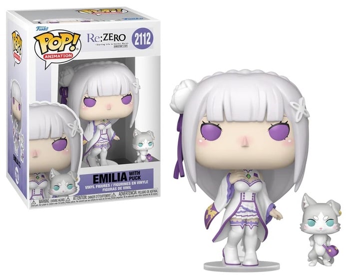 Funko POP RE Zero Emilia with Puck #2112