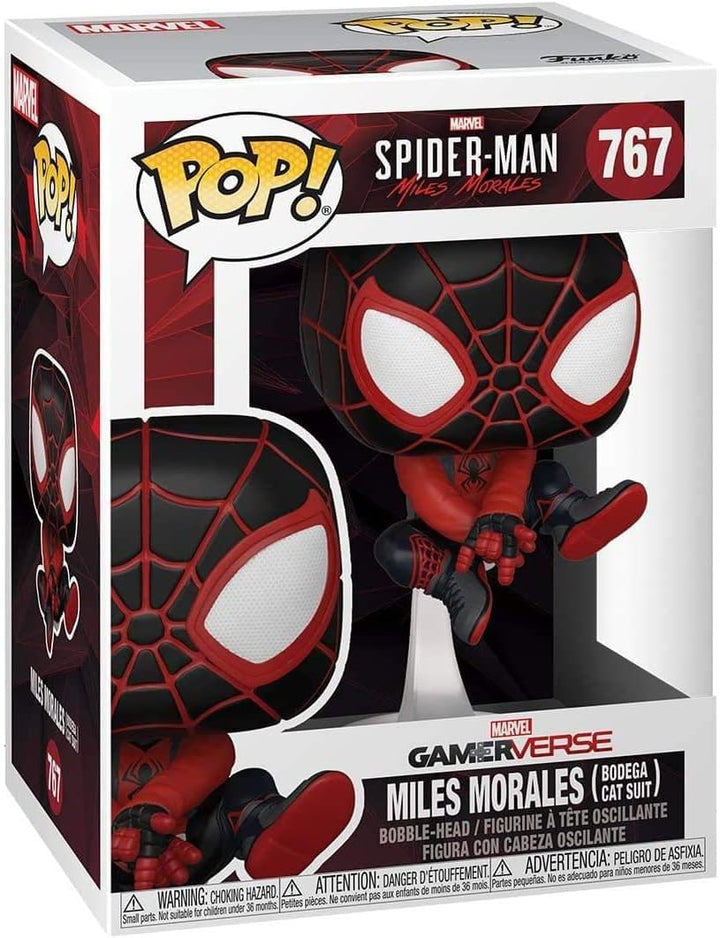 Funko POP Spiderman Miles Morales Bodega Cat Suit #767