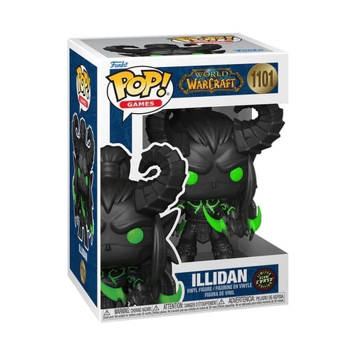 World of Warcraft Funko POP Illidan #1101 Limited Glow Chase