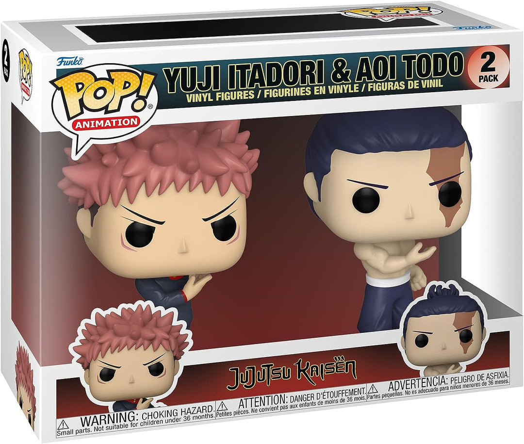 Jujutsu Kaisen Funko POP Yuji Itadori & Aoi Todo 2 Pack