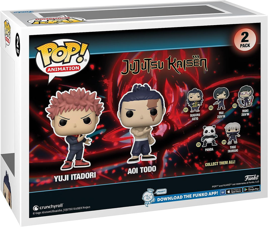 Jujutsu Kaisen Funko POP Yuji Itadori & Aoi Todo 2 Pack