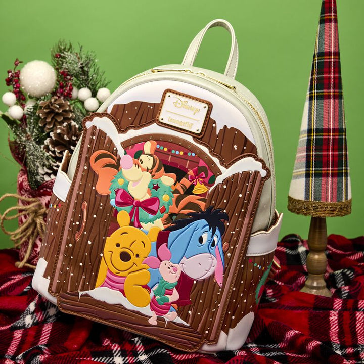 Loungefly Rucksack Winnie the Pooh & Friends Christmas