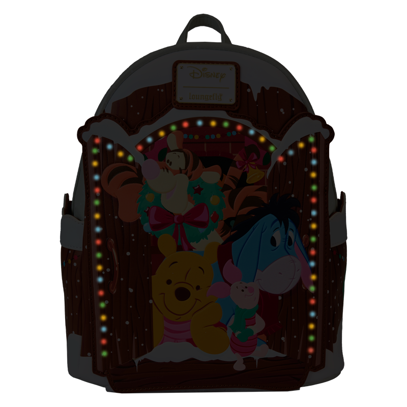 Loungefly Rucksack Winnie the Pooh & Friends Christmas