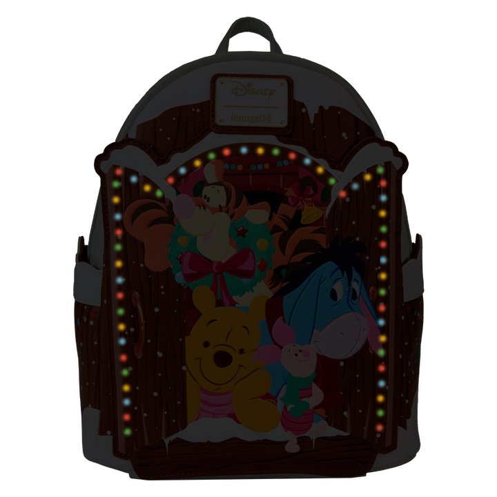 Loungefly Rucksack Winnie the Pooh & Friends Christmas