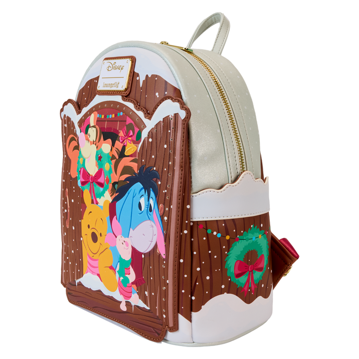 Loungefly Rucksack Winnie the Pooh & Friends Christmas