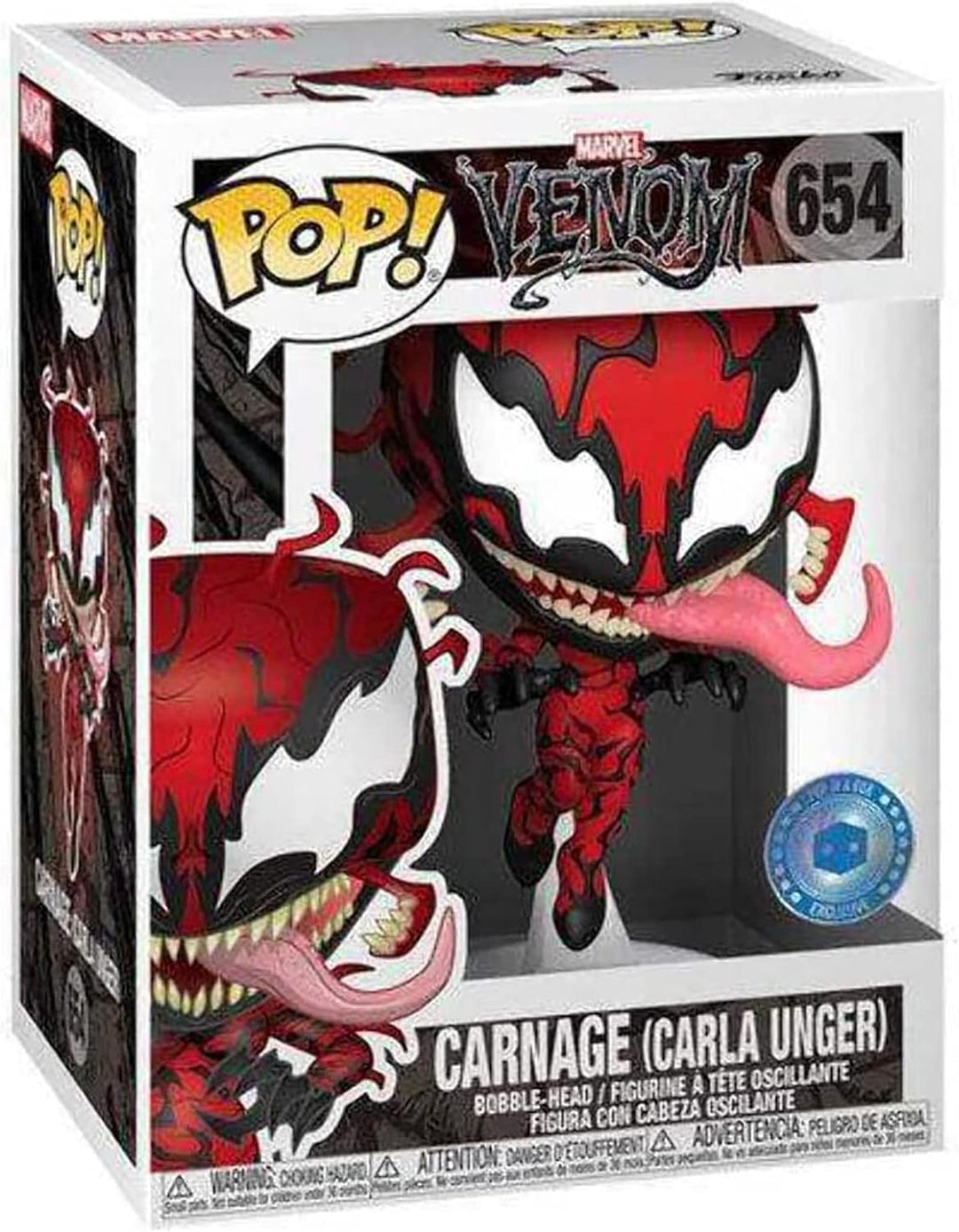 Marvel Funko POP Carnage (Carla Unger) #654