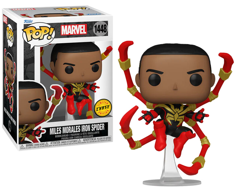 Marvel Funko POP Miles Morales Iron Spider Limited Chase Edition #1448