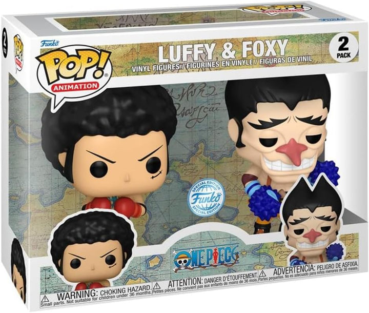 One Piece Funko POP Luffy & Foxy 2 Pack