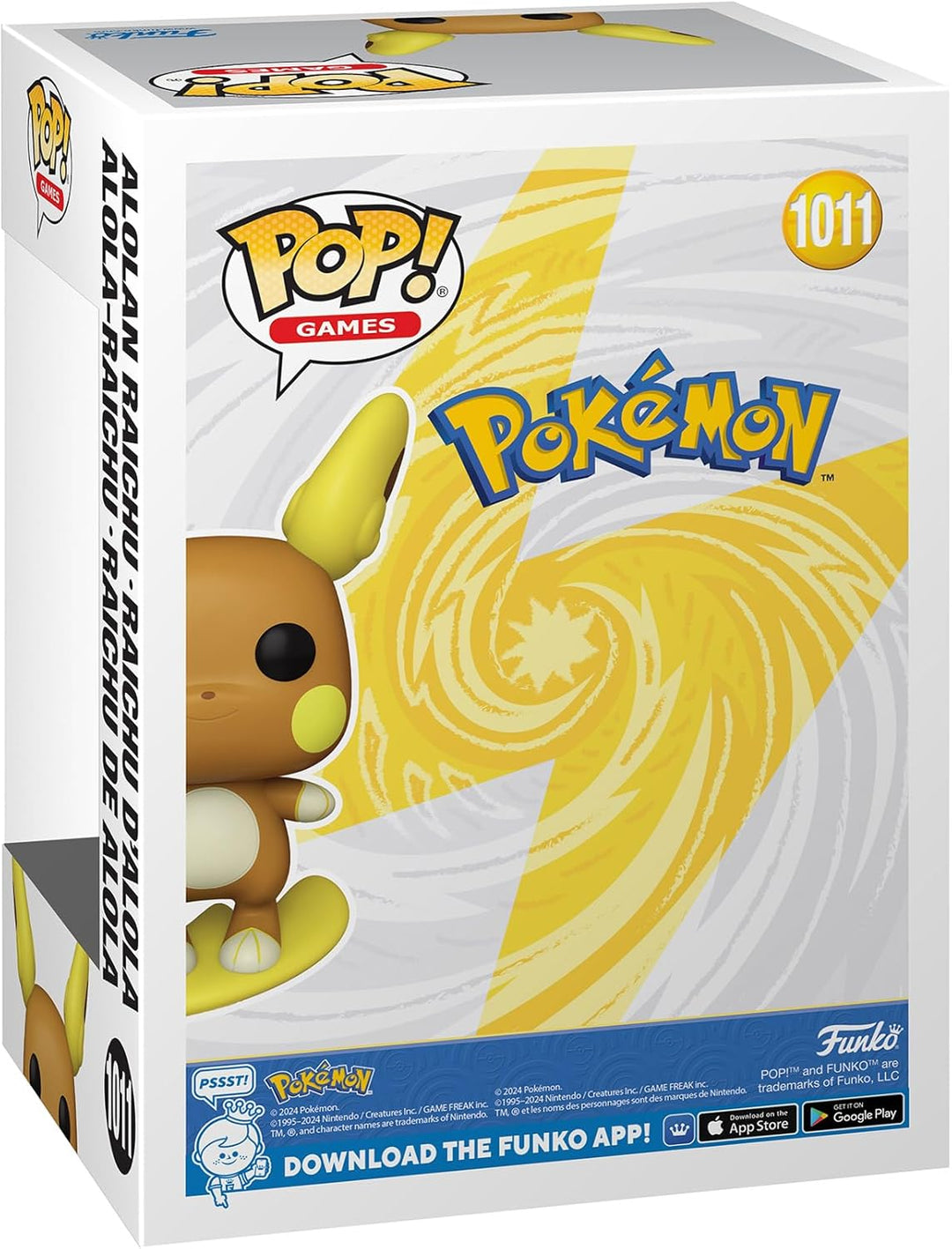 Pokemon Funko POP Figur Alola Raichu #1011