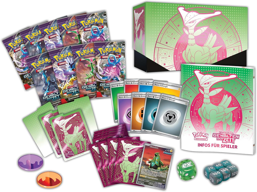 Pokemon Gewalten der Zeit Top Trainer Box Eisendorn