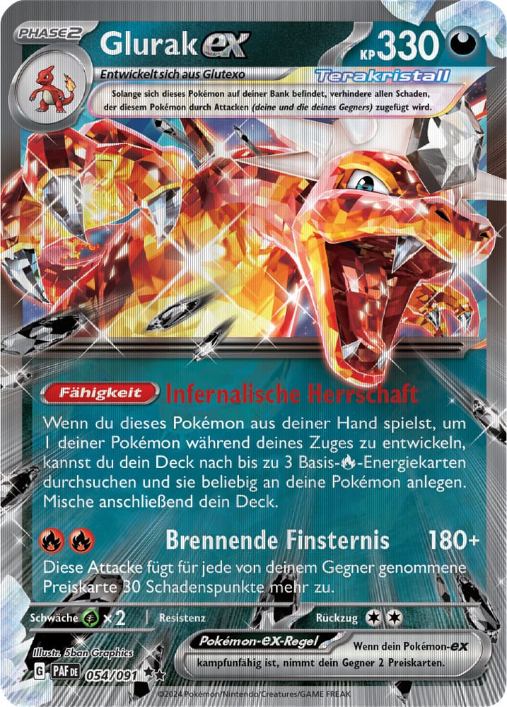Pokemon Karmesin & Purpur Glurak EX Spezial-Kollektion DE