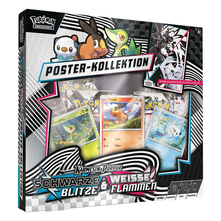 Pokemon Schwarze Blitze & Weisse Flammen Poster-Kollektion DE