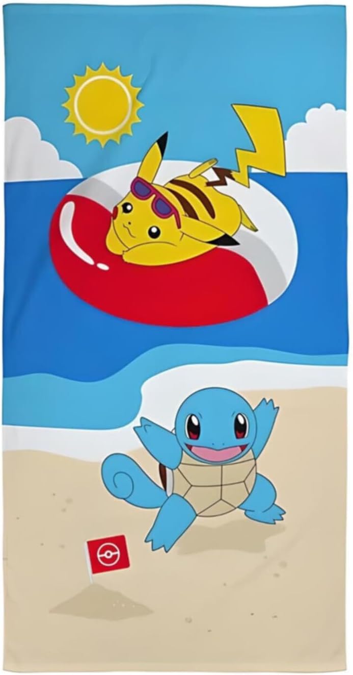 Pokemon Strandtuch Baumwolle 70x140 cm