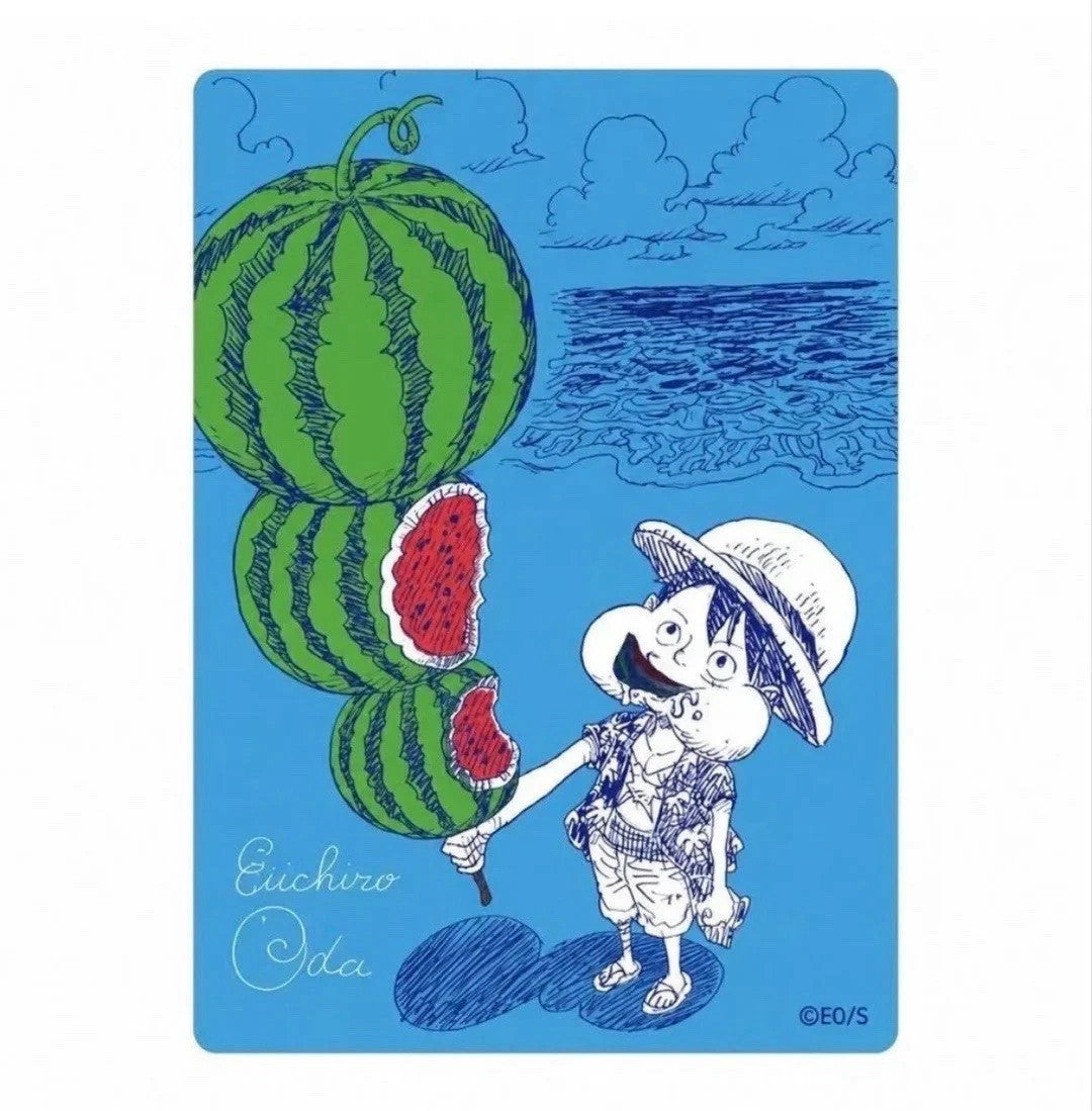 One Piece NatsuComi Luffy Promo Watermelon