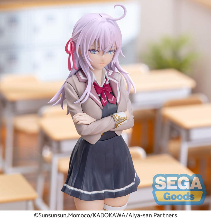Sega Goods Alya Sometimes Hides Her Feelings in Russian Luminasta Alya Uniform 18 cm