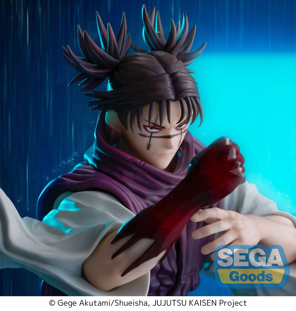 Sega Jujutsu Kaisen Figurizma Statue Choso Flowing Red Scale Stack 22 cm