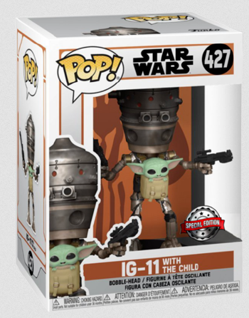 Funko POP Star Wars IG-11 with the Child #427