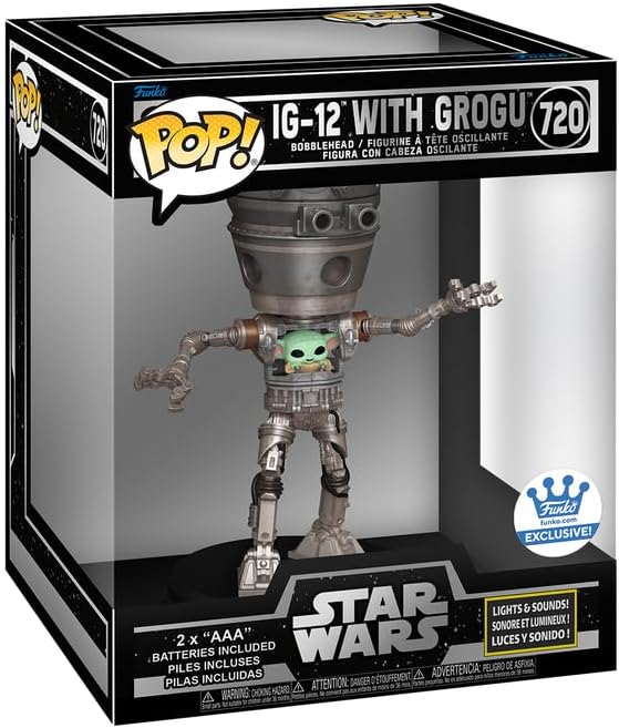 Star Wars Funko POP IG-12 with Grogu #720