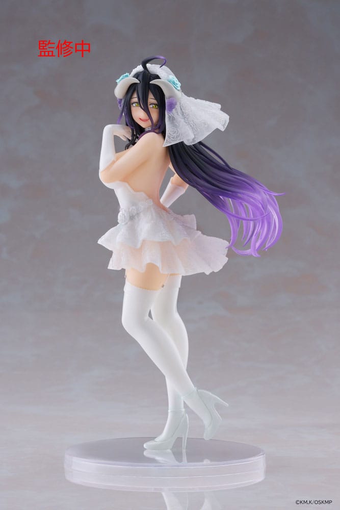 Taito Overlord IV Coreful PVC Statue Albedo Wedding 18 cm