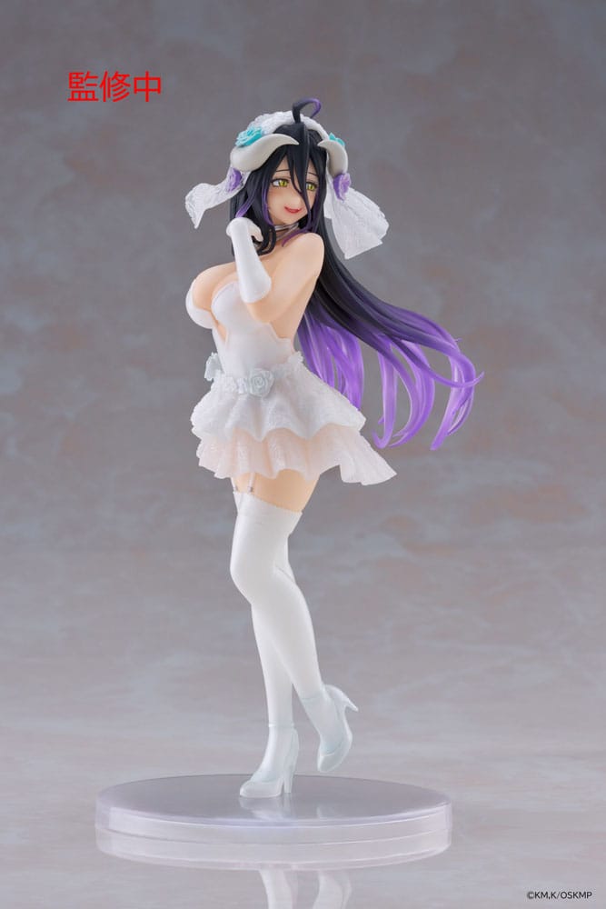 Taito Overlord IV Coreful PVC Statue Albedo Wedding 18 cm
