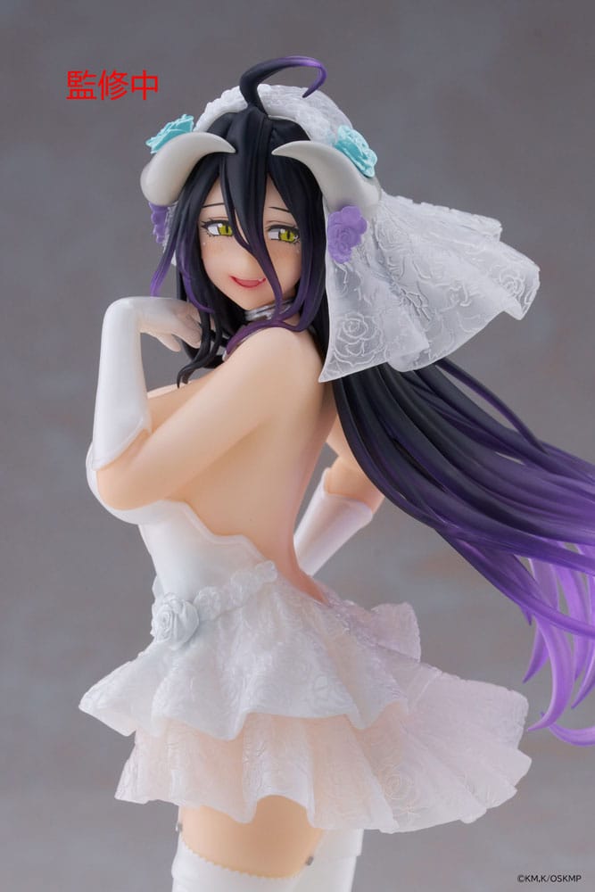 Taito Overlord IV Coreful PVC Statue Albedo Wedding 18 cm