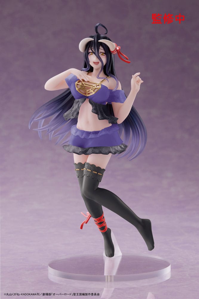 Taito Overlord IV Coreful PVC Statue Albedo Nightwear 18 cm
