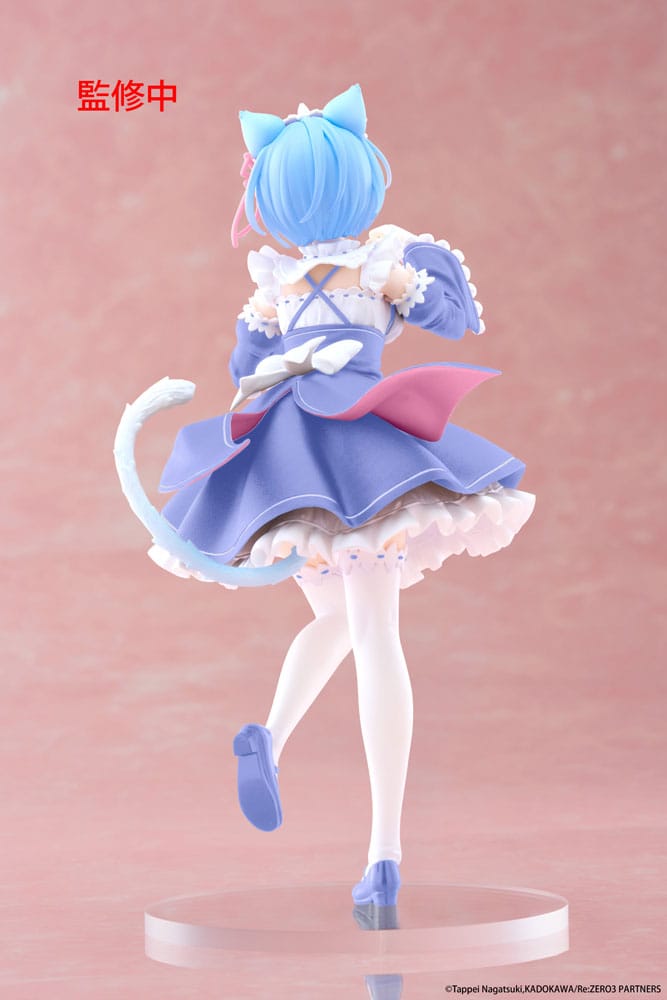 Taito Re:Zero Coreful Statue Rem Cat Maid 18 cm
