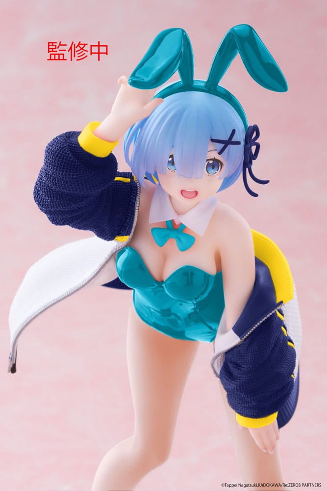 Taito Re: Zero Statue Rem Jacket Bunny Ver. 18 cm