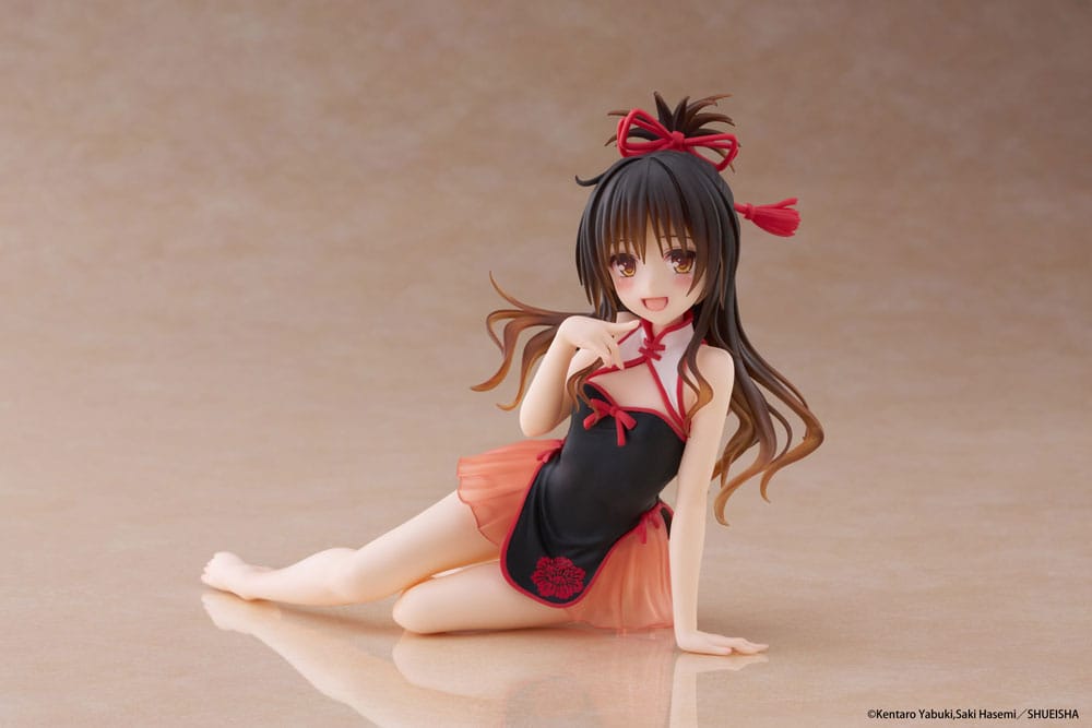 Taito To Love-Ru Darkness Statue Mikan Yuki Chinese Dress 13 cm