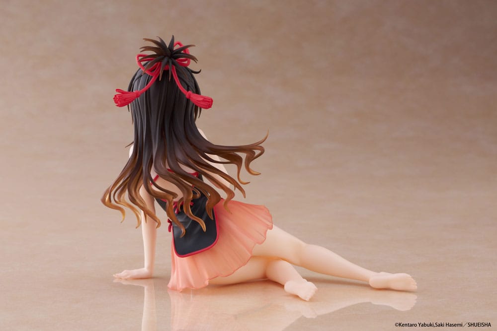 Taito To Love-Ru Darkness Statue Mikan Yuki Chinese Dress 13 cm