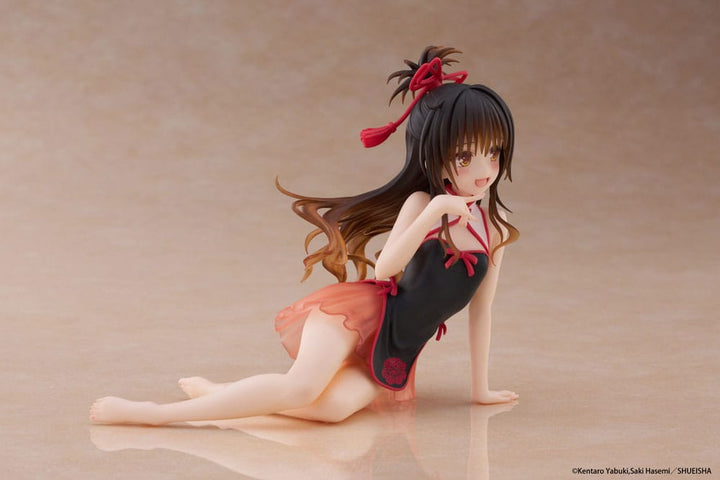 Taito To Love-Ru Darkness Statue Mikan Yuki Chinese Dress 13 cm