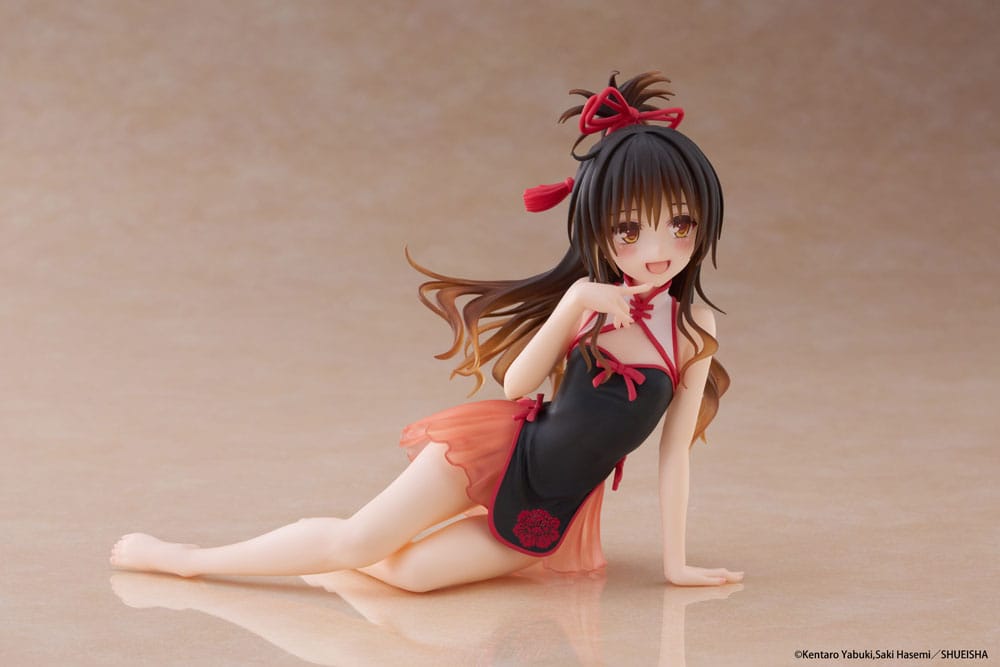 Taito To Love-Ru Darkness Statue Mikan Yuki Chinese Dress 13 cm