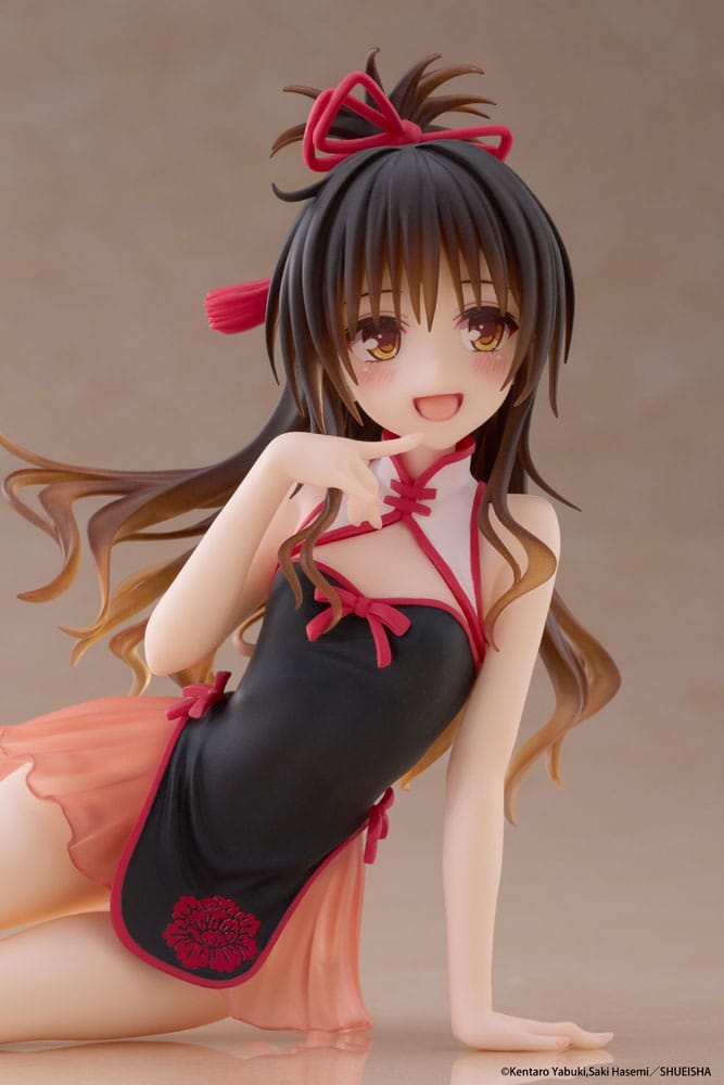 Taito To Love-Ru Darkness Statue Mikan Yuki Chinese Dress 13 cm