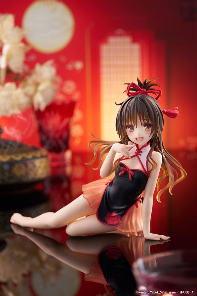 Taito To Love-Ru Darkness Statue Mikan Yuki Chinese Dress 13 cm