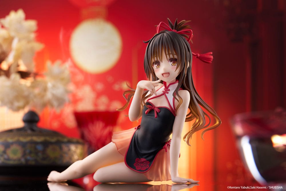 Taito To Love-Ru Darkness Statue Mikan Yuki Chinese Dress 13 cm
