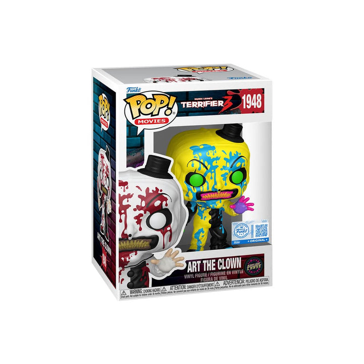 Funko POP Terrifier Art the Clown #1948 Limited Glow Chase Edition