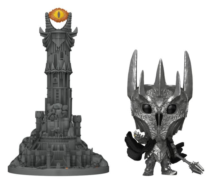 Funko POP Town Herr der Ringe Sauron with the Tower of Barad-Dur #36
