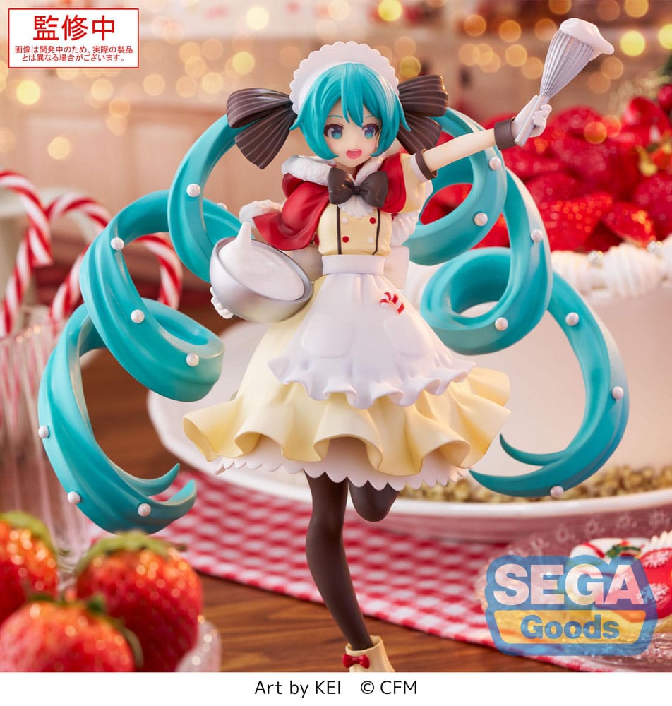 Sega Luminasta Statue Hatsune Miku Christmas 2025 20cm