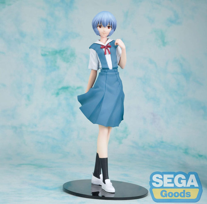 Sega Rebuild of Evangelion Statue Rei Uniform 20 cm