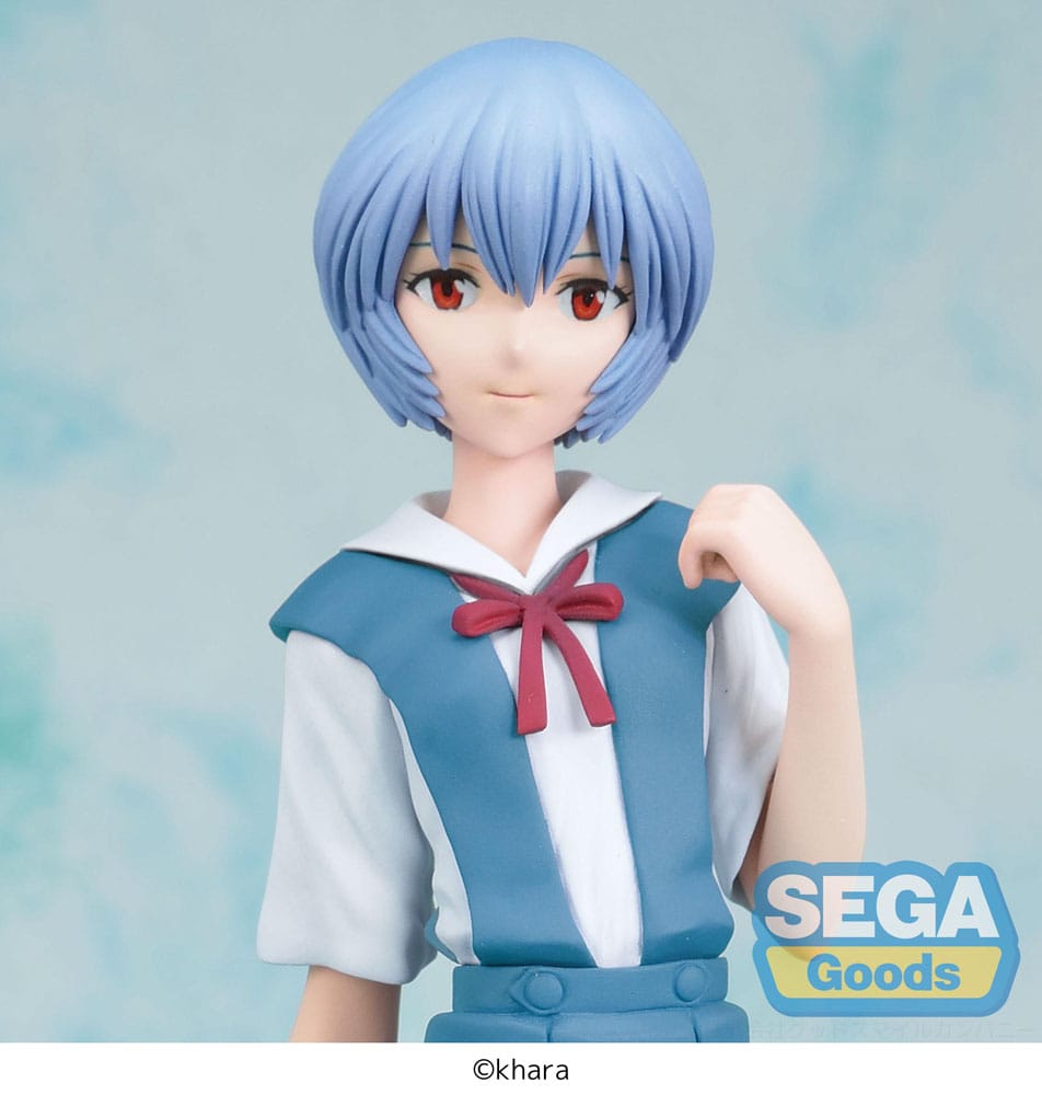 Sega Rebuild of Evangelion Statue Rei Uniform 20 cm