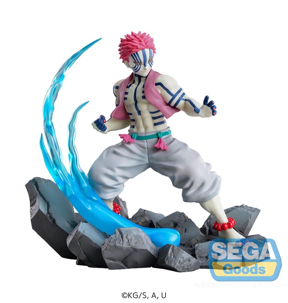 Sega Demon Slayer Xross Link Statue Akaza 12 cm